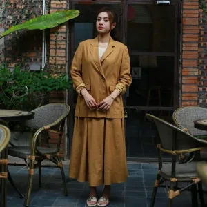 Casual Women's Maxi Skirt with Relaxed Silhouette Gracefully Draping Style