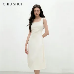 Elegant Black Casual Dress Age-Reducing Skirt Summer New Fashion Versatile Mid-length Dress for Women