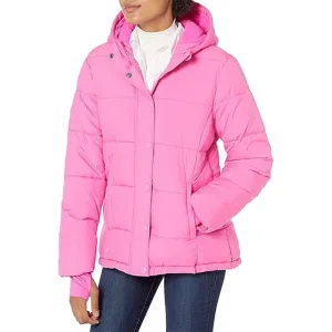 Fashion High Quality Women's Heavyweight Quilted Long-Sleeve Hooded Puffer Jacket Plus Size Warm Padding Coat